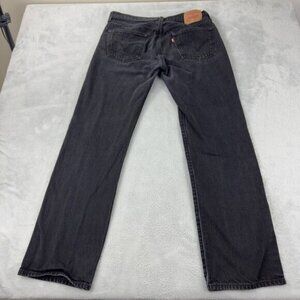 Levis 501 Dark Denim Straight Leg Jeans Mens Size 36 x 34 US
